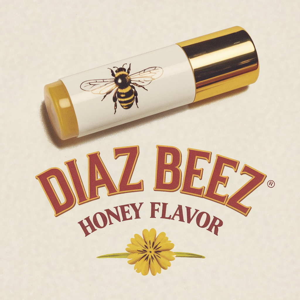 Honey Flavored Beeswax Lip Balm - Diaz Beez